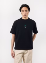 Embroidered Fern Oversized T Shirt