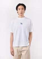 Origami Oversized T Shirt Embroidered Cotton